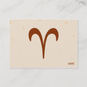 Aries - Chubby Visitekaartje (Achterkant)