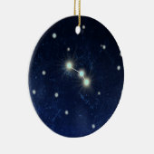 Aries Constellation | Aangepaste naam Keramisch Ornament (Rechts)