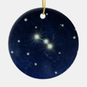 Aries Constellation | Aangepaste naam Keramisch Ornament (Voorkant)