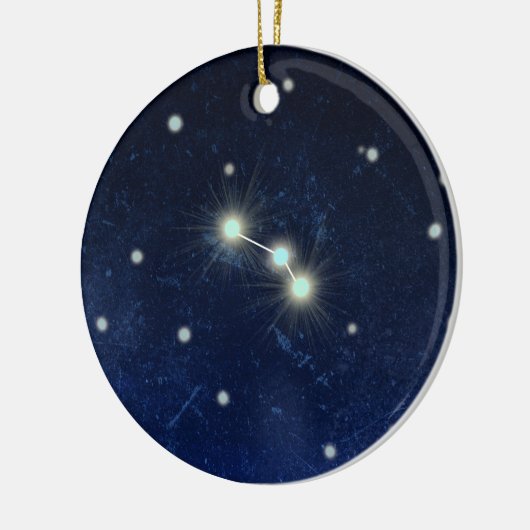 Aries Constellation | Aangepaste naam Keramisch Ornament (Links)