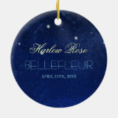 Aries Constellation | Aangepaste naam Keramisch Ornament (Achterkant)