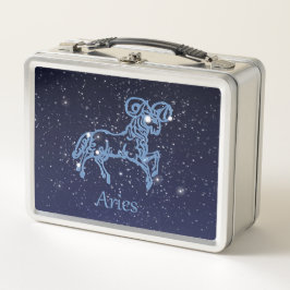 Aries Constellation and Zodiac Sign with Stars
