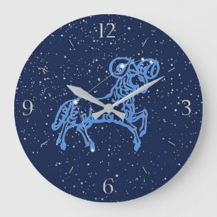 Aries Constellation and Zodiac Sign with Stars Grote Klok