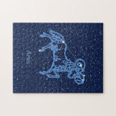 Aries Constellation and Zodiac Sign with Stars Legpuzzel (Horizontaal)