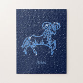 Aries Constellation and Zodiac Sign with Stars Legpuzzel (Verticaal)