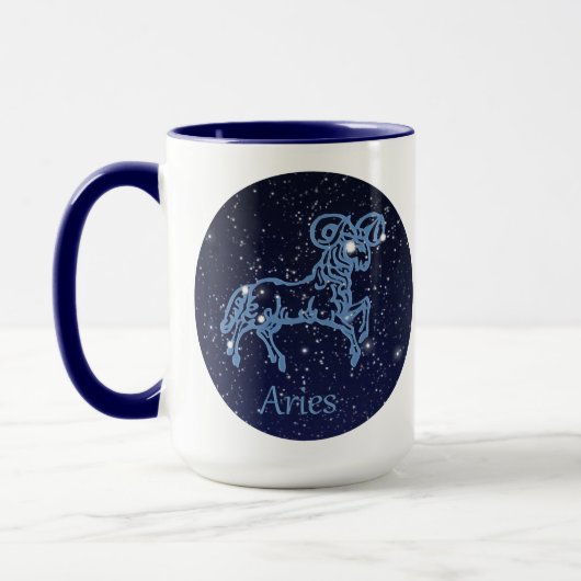 Aries Constellation and Zodiac Sign with Stars Mok (Links)