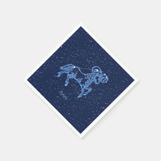 Aries Constellation and Zodiac Sign with Stars Servet (Hoek)