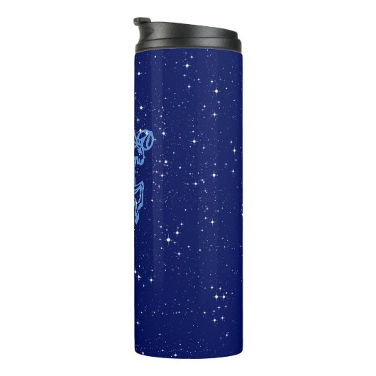 Aries Constellation and Zodiac Sign with Stars Thermosbeker (Geroteerd rechts)