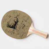 Aries Constellation Hevelius 1690 March 21 - apr19 Tafeltennisbatje (Zijkant)