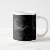 Aries Constellation Hevelius op Black Grote Koffiekop (Rechts)
