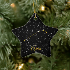 Aries Constellation Keramisch Ornament