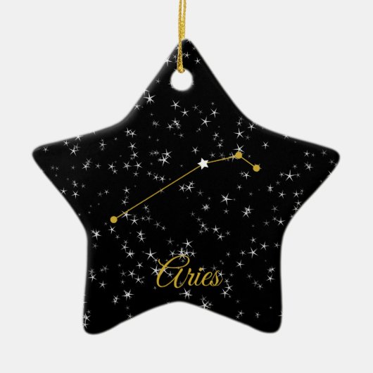 Aries Constellation Keramisch Ornament (Voorkant)