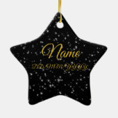 Aries Constellation Keramisch Ornament (Achterkant)