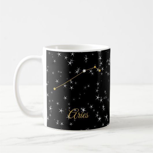 Aries Constellation Koffiemok (Links)