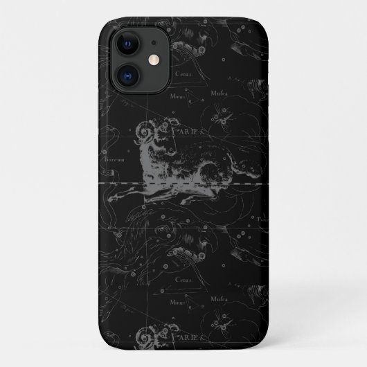 Aries Constellation Map Engraving by Hevelius Case-Mate iPhone Case (Achterkant)