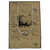 Aries Constellation Map Engraving by Hevelius Medium Cadeauzakje (Achterkant)