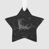 Aries Constellation Map Engraving by Hevelius Ornament (voorkant)