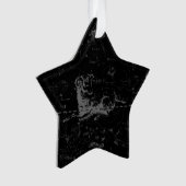 Aries Constellation Map Engraving by Hevelius Ornament (voorkant)