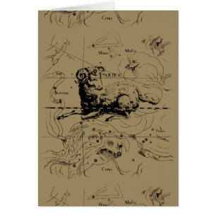 Aries Constellation Map Hevelius 1690