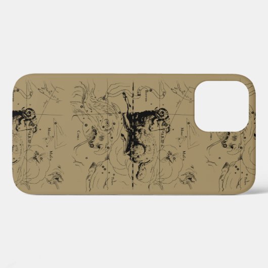 Aries Constellation Map Hevelius 1690 Case-Mate iPhone Case (Achterkant (horizontaal))