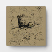  Aries Constellation Map Hevelius 1690 Fotoplaat (Voorkant)