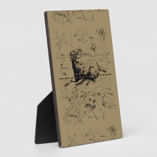  Aries Constellation Map Hevelius 1690 Fotoplaat (Zijkant)