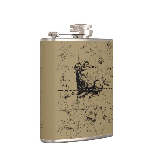 Aries Constellation Map Hevelius 1690 Heupfles (Rechts)