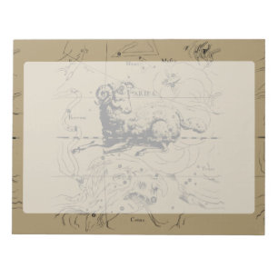  Aries Constellation Map Hevelius 1690 Notitieblok
