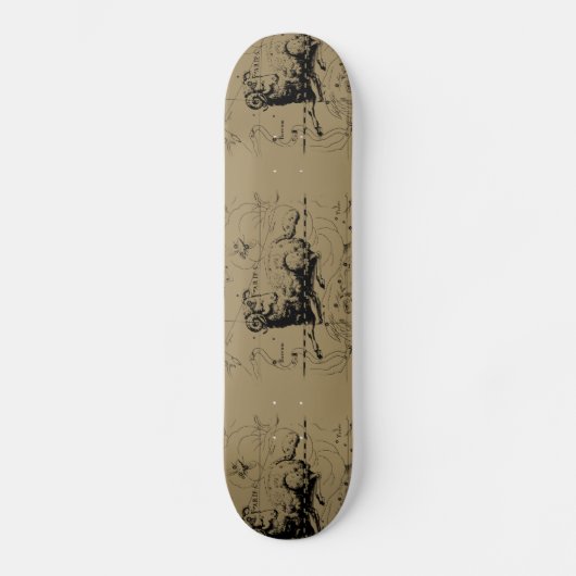  Aries Constellation Map Hevelius 1690 Skateboard (Voorkant)