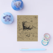 Aries Constellation Map Hevelius circa 1690 Flyer (Enkel)