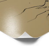 Aries Constellation Map Hevelius circa 1690 Foto Afdruk (Hoek)