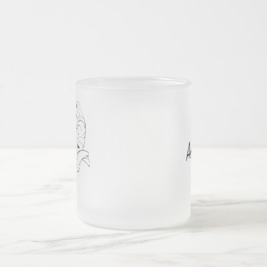 Aries Corp. frosted mok (Center)