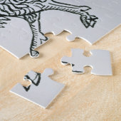 Aries (de Ram) een illustratie uit het 'Poeticon' Legpuzzel (Zijkant)