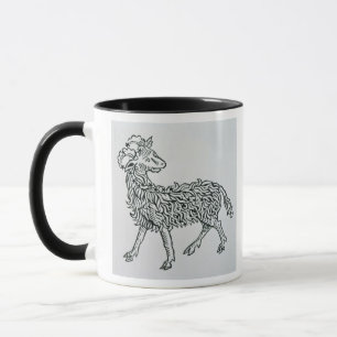 Aries (de Ram) een illustratie uit het 'Poeticon' Mok