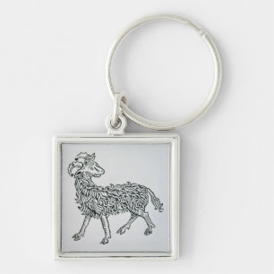 Aries (de Ram) een illustratie uit het 'Poeticon' Sleutelhanger