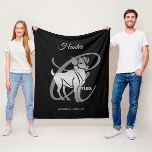 Aries de Ram - het Teken van de Zodiac Fleece Deken