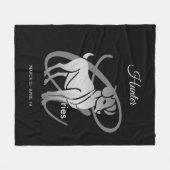 Aries de Ram - het Teken van de Zodiac Fleece Deken (Voorkant (Horizontaal))