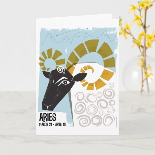Aries de ringdierentuin kaart (Gele Bloem)