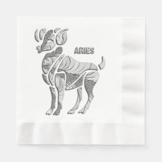 Aries de ringdierentuin servetten (Voorkant)