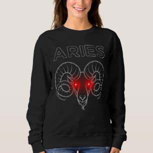 Aries Donkere Astrologie Minimaal Occulte Dieren Trui