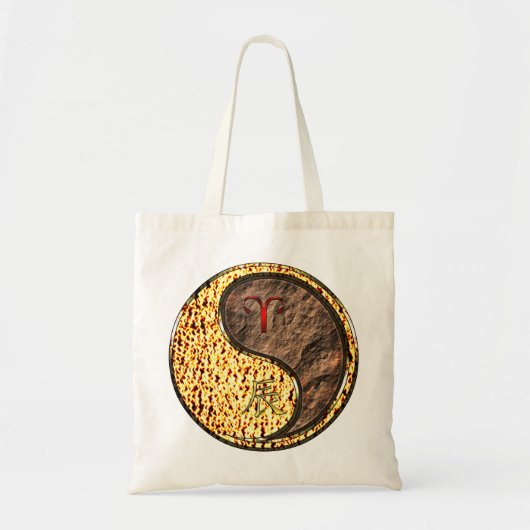 Aries & Earth Dragon Tote Bag (Voorkant)