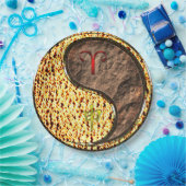 Aries & Earth Monkey Papieren Bordje (Feest)