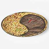 Aries & Earth Monkey Papieren Bordje (Gekanteld)