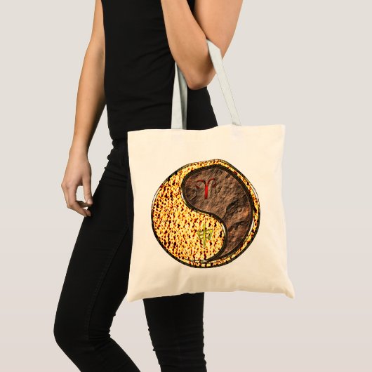 Aries & Earth Monkey Tote Bag (Voorkant (product))