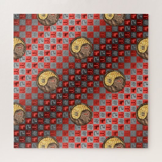 Aries & Earth Rabbit Legpuzzel (Horizontaal)