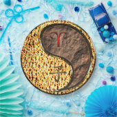 Aries & Earth Rat Papieren Bordje (Feest)