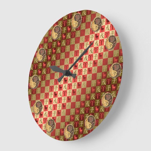 Aries & Earth Rat Puzzle Grote Klok (Hoek)