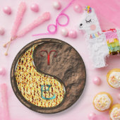 Aries & Earth Snake Papieren Bordje (Feest)