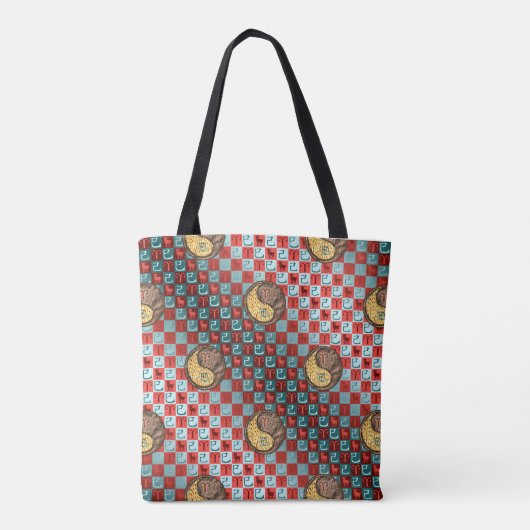 Aries & Earth Snake Tote Bag (Achterkant)