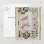 Aries en man briefkaart (Voorkant / Achterkant)